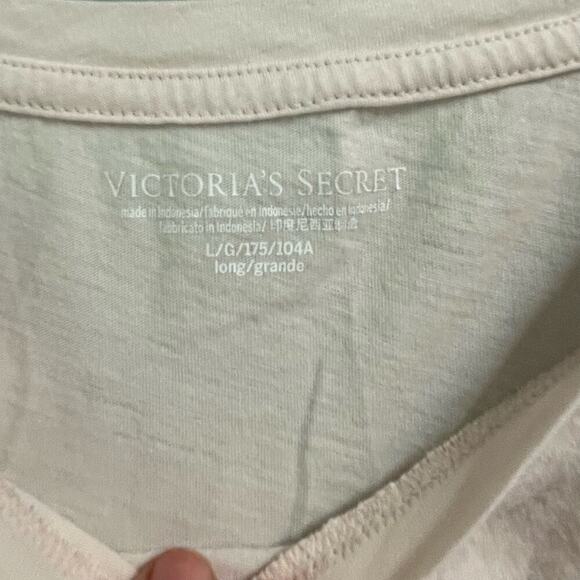 Victorias Secret Rose Floral Print T-Shirt Size Large - Picture 3 of 3